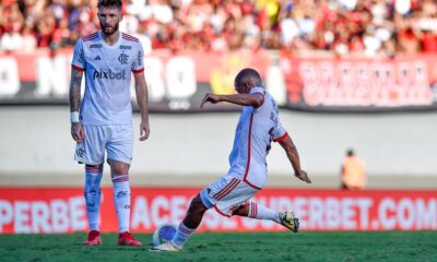 De la Cruz faz seu primeiro gol com a camisa do Flamengo