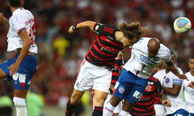 David Luiz marca gol de cabeça que coloca o Fla na liderança