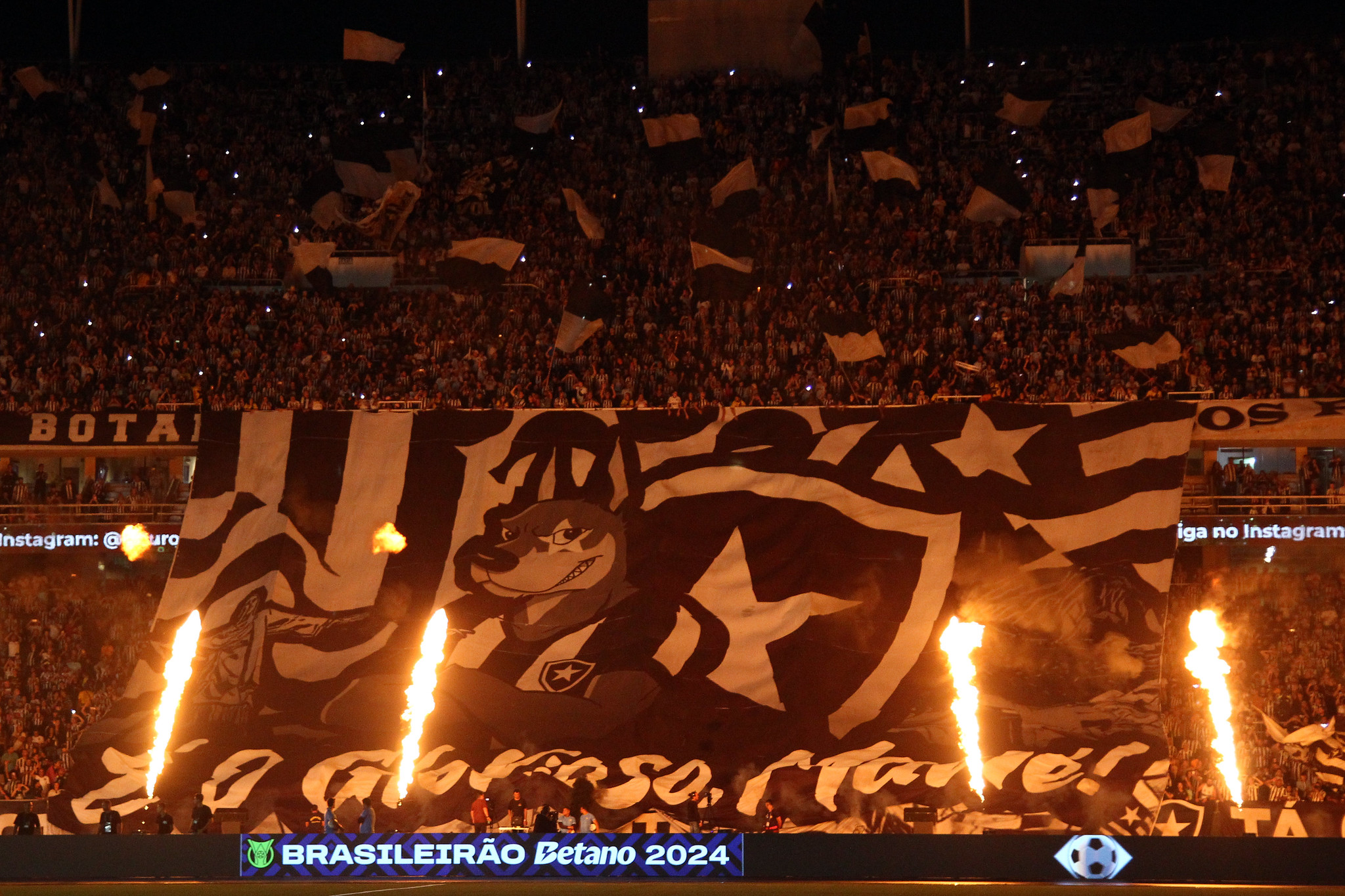 Torcedores do Botafogo festejam no Niltão