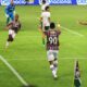 Árias e Serna celebram gol do Fluminense