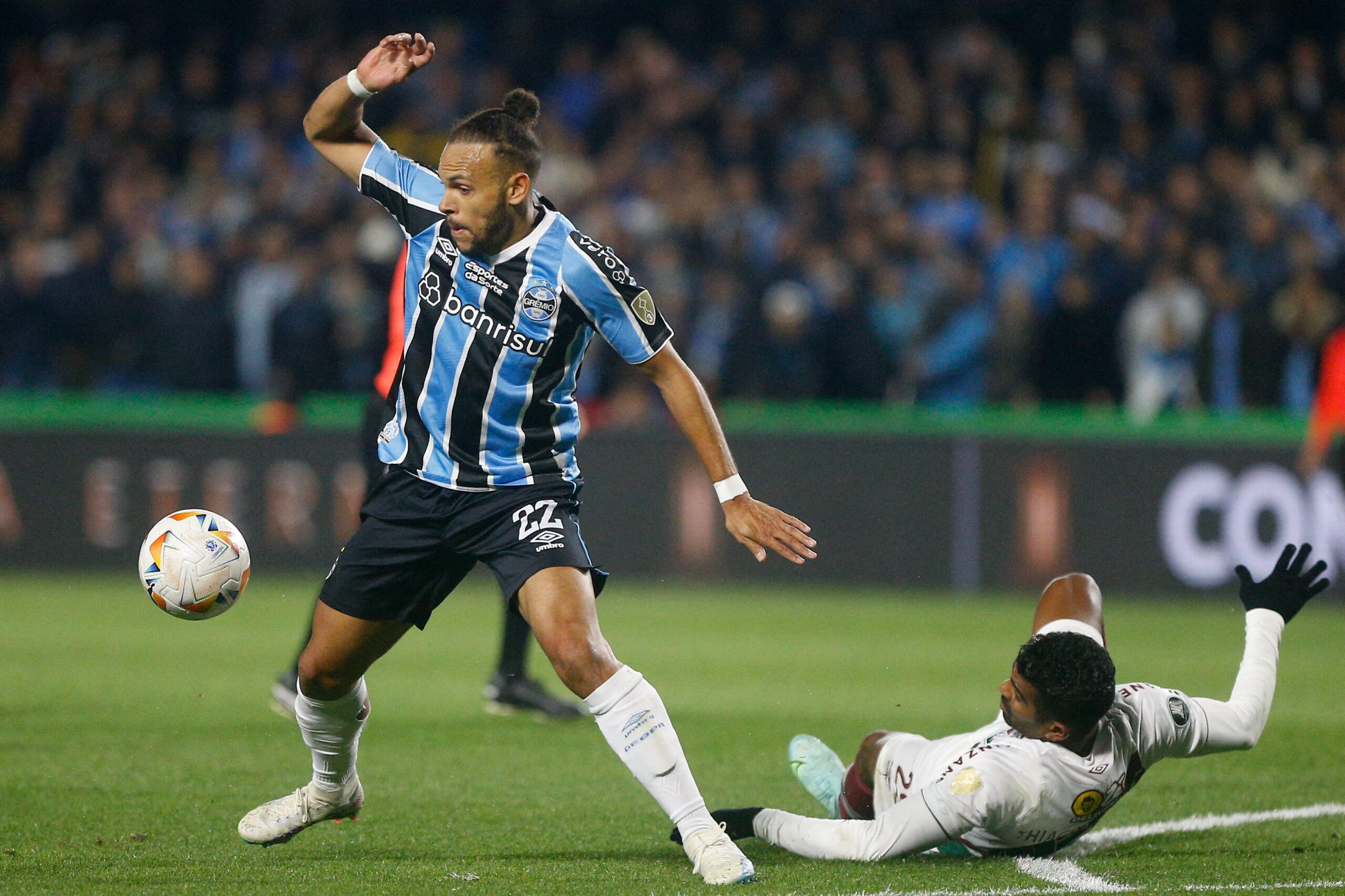 Braithwaite fez sua estreia contra o Fluminense.