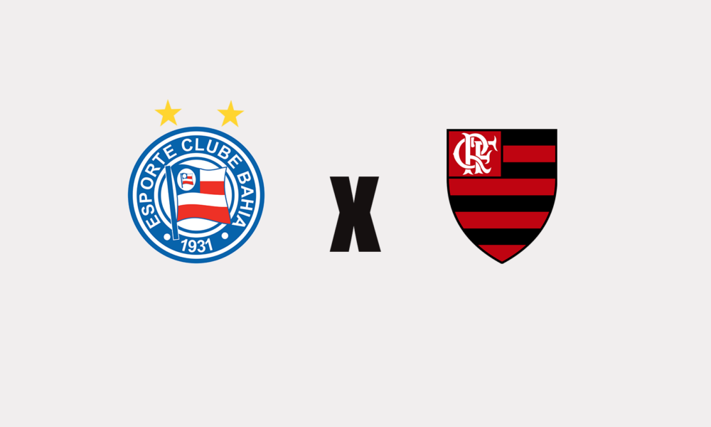 Bahia x Flamengo pela Copa do Brasil.