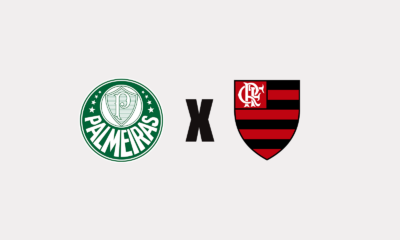 Palmeiras x Flamengo pela Copa do Brasil.