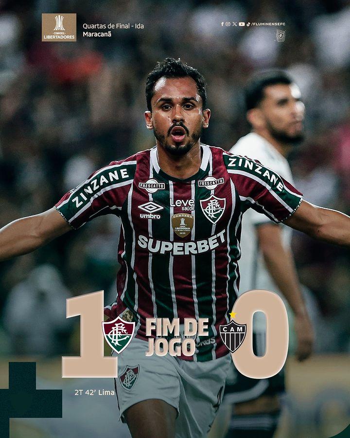 Fluminense vence o Galo por 1 a 0 e abre vantagem na Libertadores 