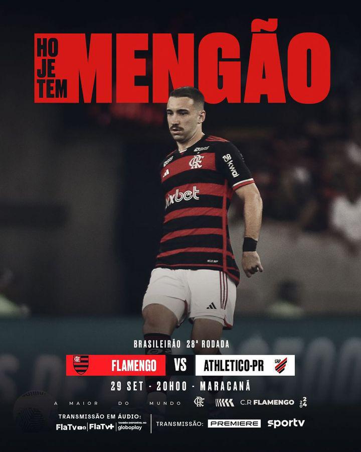 Flamengo encara o Furacão e a fúria da torcida que pede a demissão de Tite