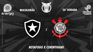 Botafogo recebe o Corinthians buscando se distanciar na ponta da tabela 