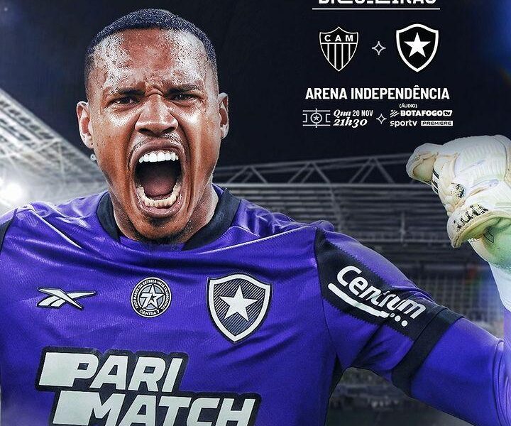 Botafogo faz o 1° jogo contra o Atlético-MG hoje às 21 horas de olho na Libertadores em Buenos Aires