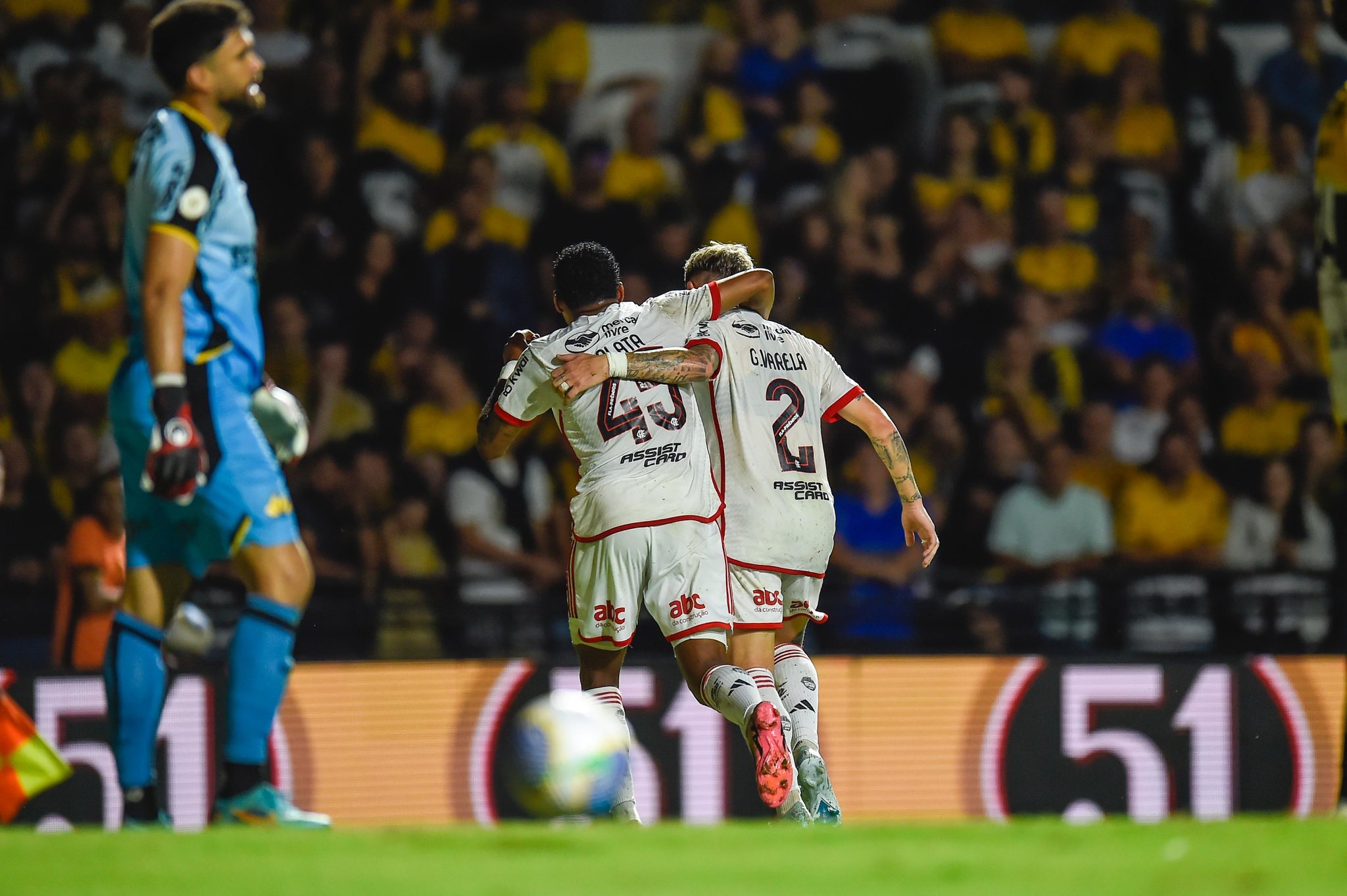 Flamengo venceu o Criciúma por 3 a 0 