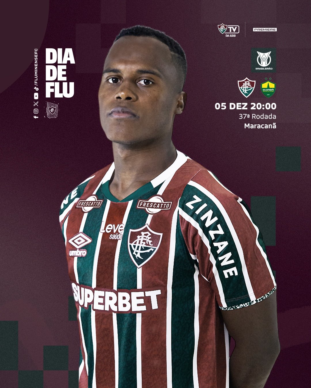 Fluminense joga contra o Rebaixamento as 20 horas no Maracanã 