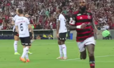 Flamengo e Vasco ficam no empate de 1 a 1 no Maracanã